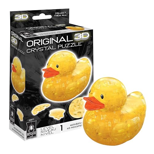 BePuzzled | Duck, Original Rompecabezas de Vidrio 3D, Atractivo y entretenido Rompecabezas único, cuack Your Way to Fun