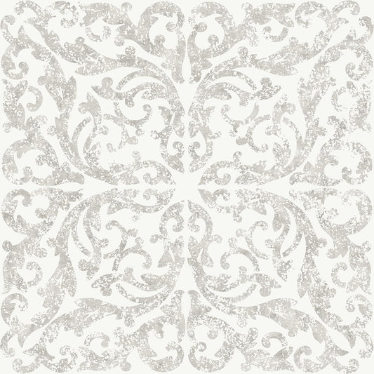 FloorPops Estate - Azulejos para despegar y pegar, color gris