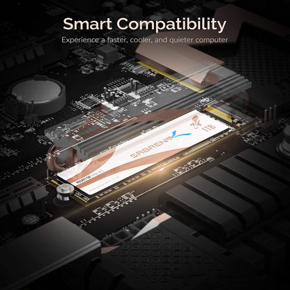 SABRENT 1TB Rocket Q4 NVMe PCIe 4.0 M.2 2280 SSD Interno de máximo Rendimiento con disipador de Calor | R/W 4700/1800 MB/s (SB-RKTQ4-HTSS-1TB)