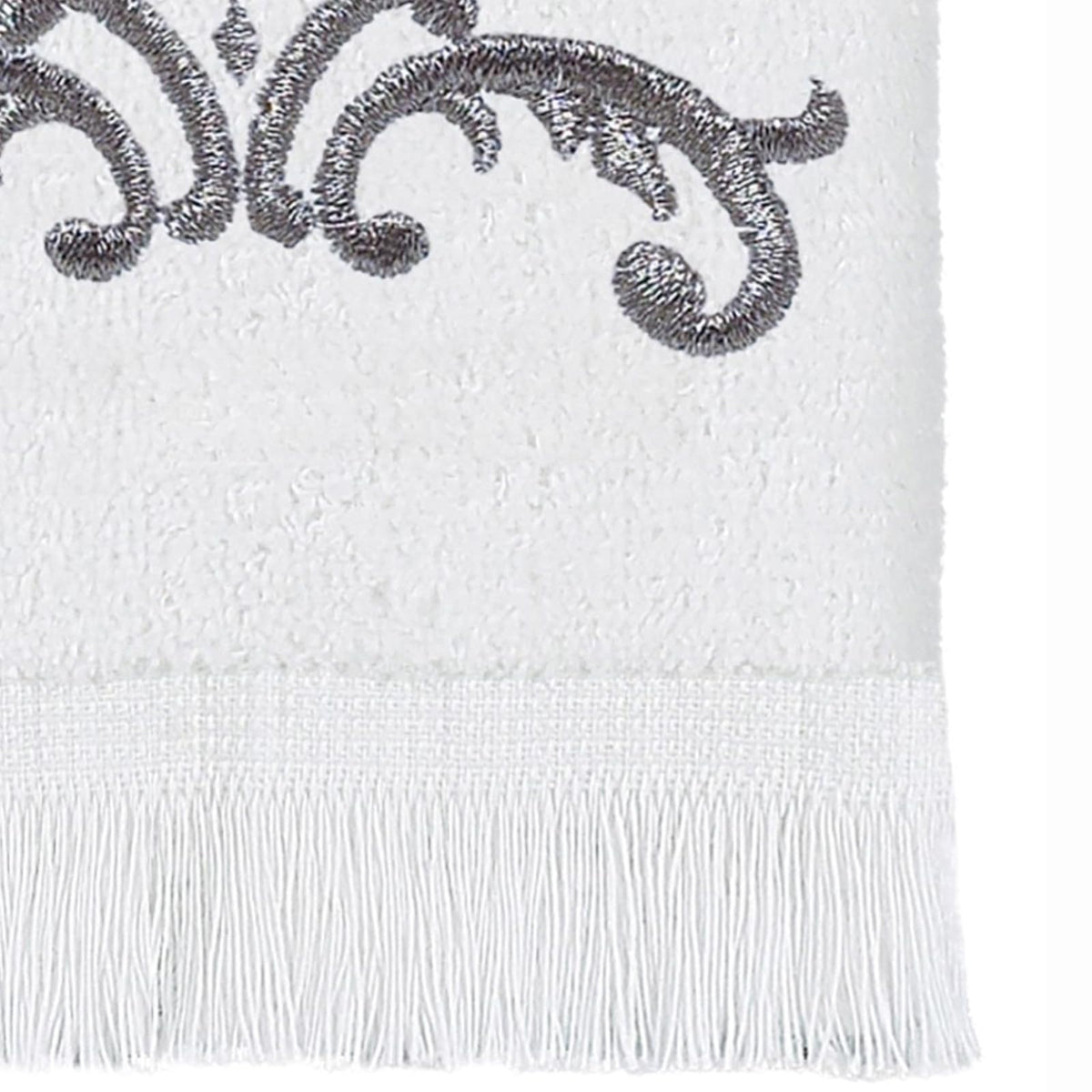 Avanti Linens - Toalla de Punta de los Dedos, Toalla de algodón Suave y Absorbente, diseño de Desplazamiento, decoración de Estilo cursivo (colección de monogramas, Inicial B)