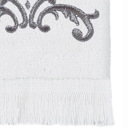 Avanti Linens - Toalla de Punta de los Dedos, Toalla de algodón Suave y Absorbente, diseño de Desplazamiento, decoración de Estilo cursivo (colección de monogramas, Inicial B)