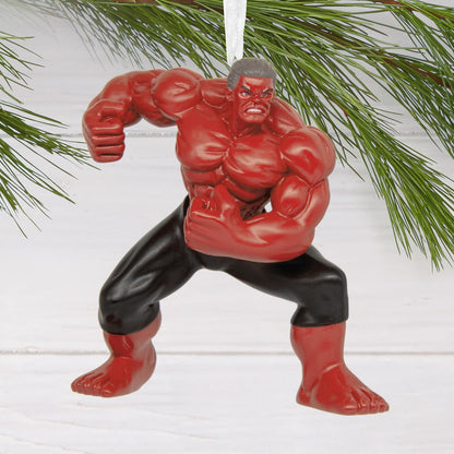 Hallmark Marvel Studios Captain America: Brave New World Red Hulk, Adorno navideño para Fans de Marvel