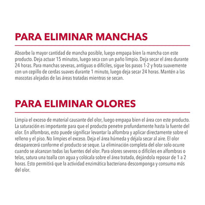 Nature's Miracle - Advanced removedor de Manchas y olores para Gato, Spray para Suciedad severa, fórmula enzimática, 32 oz