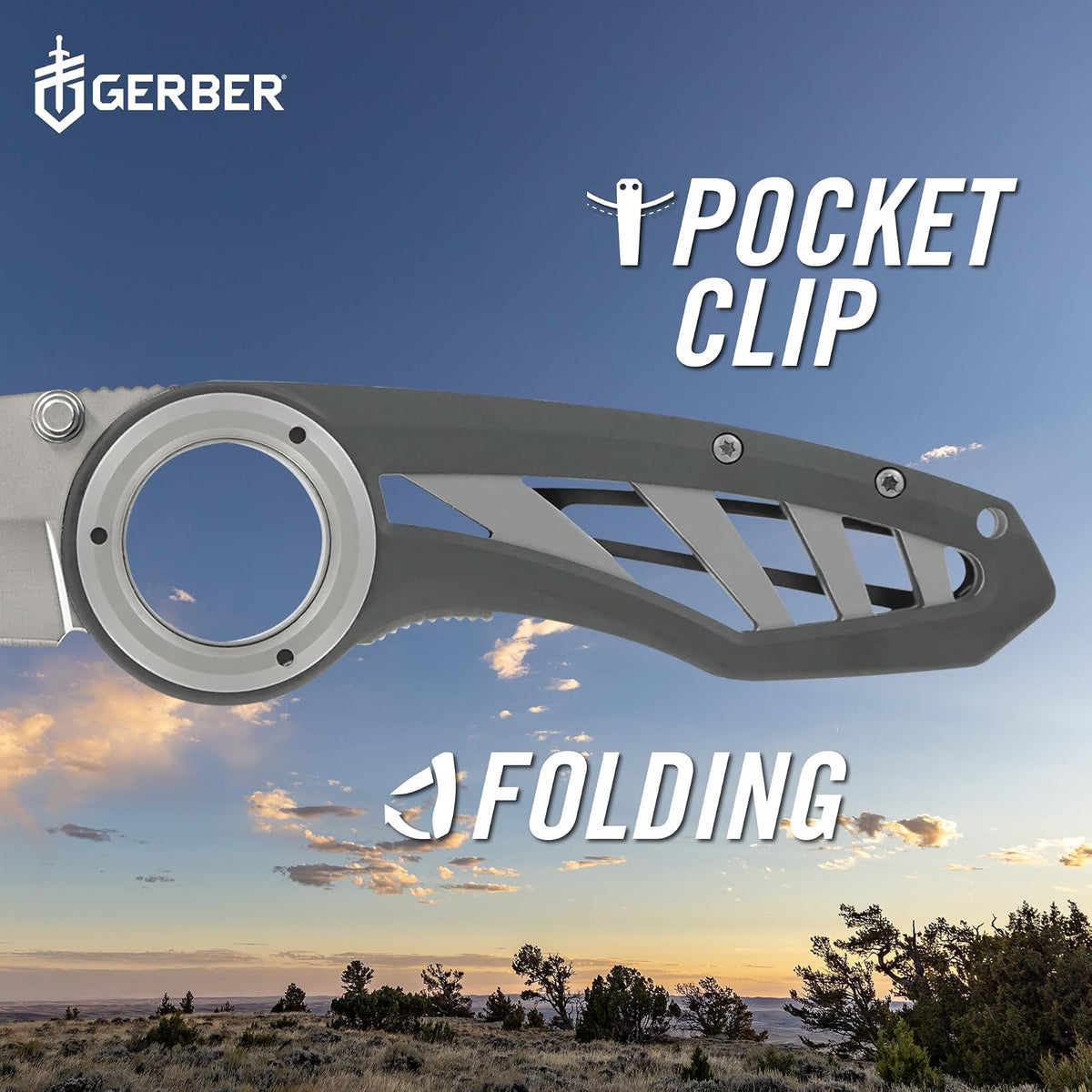 Gerber Gear Remix Cuchillo de bolsillo plegable, borde dentado