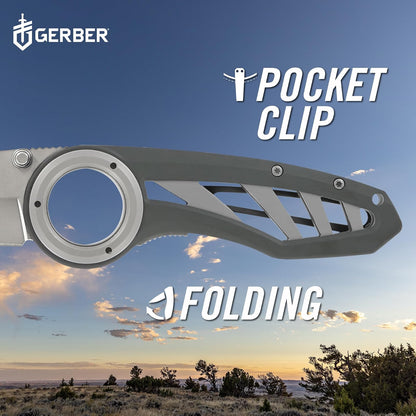 Gerber Gear Remix Cuchillo de bolsillo plegable, borde dentado
