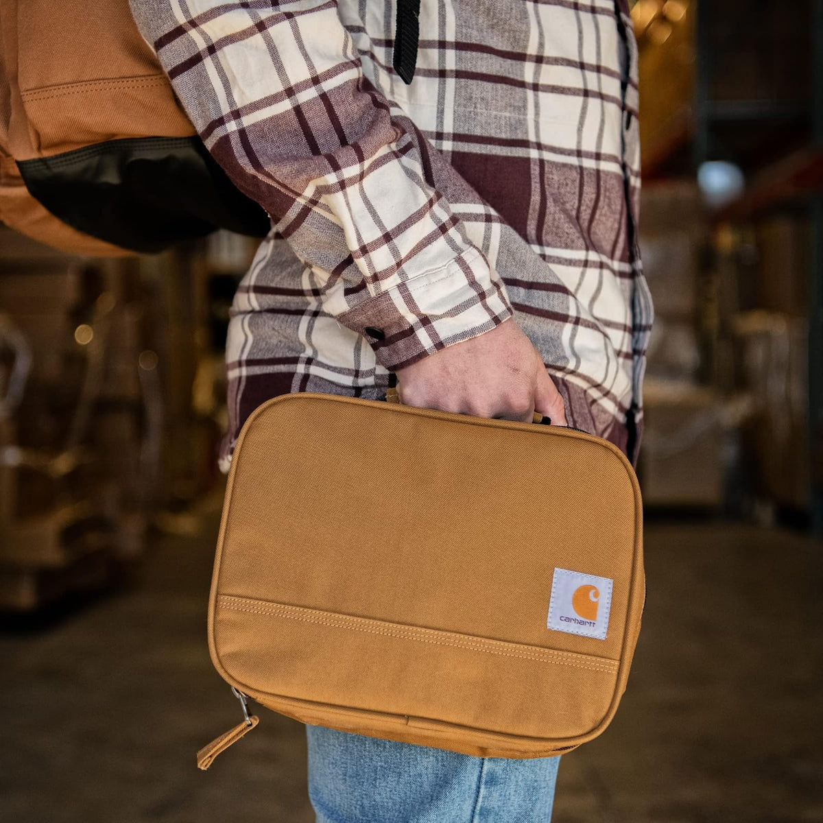 Carhartt - Enfriador de almuerzo aislado para 4 latas, totalmente aislado, duradero y resistente al agua