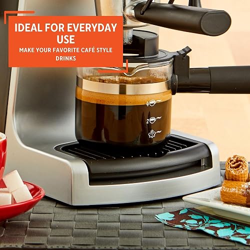 IMUSA USA gau-18199 jarra cafetera de espresso en caja de regalo, transparente
