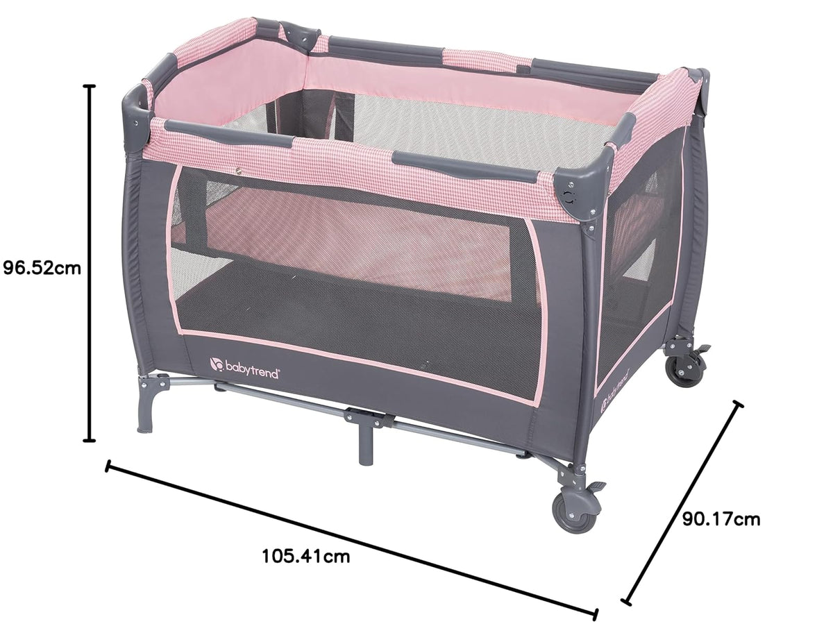 Baby Trend Lil' Snooze Deluxe III, rosa acogedor