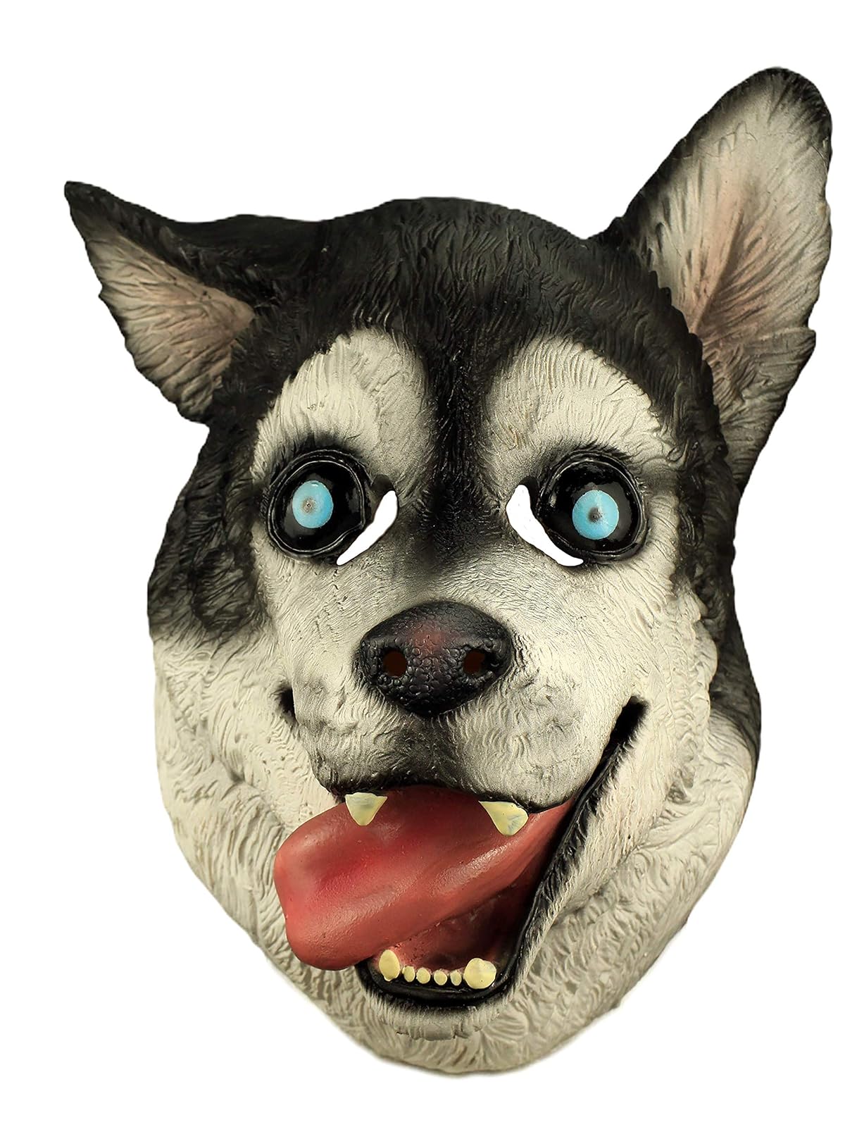 Husky, Máscara Divertida Chistosa de Perro Can Perrito Husky ideal para Halloween y fiestas de Disfraces by Ghoulish Productions