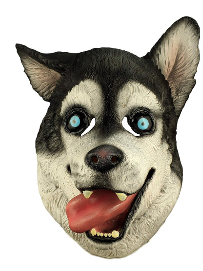 Husky, Máscara Divertida Chistosa de Perro Can Perrito Husky ideal para Halloween y fiestas de Disfraces by Ghoulish Productions