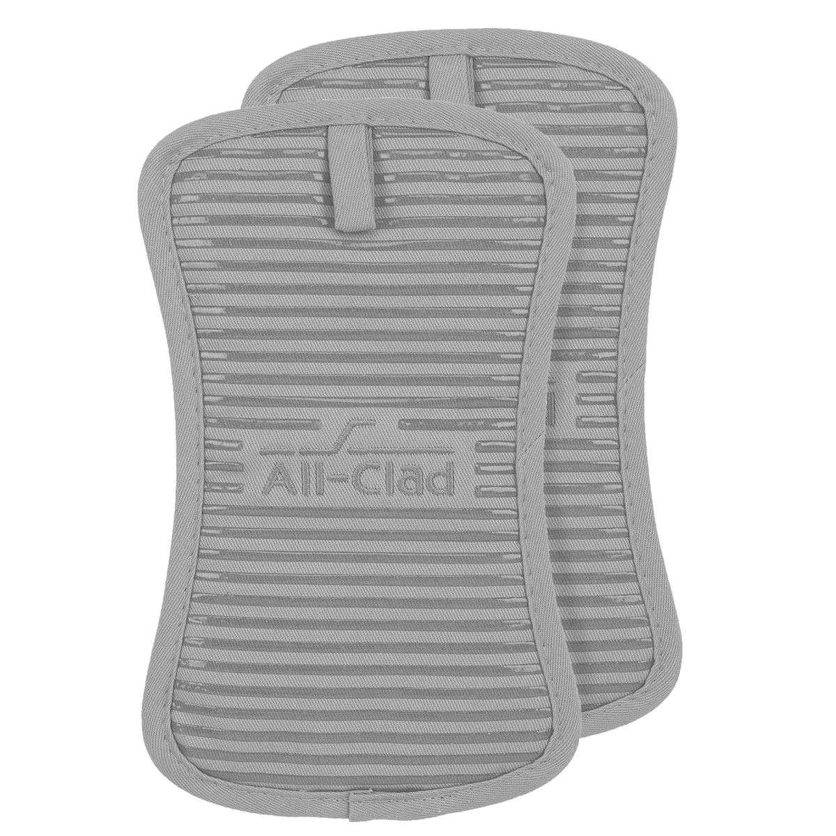 All-Clad - Soporte para ollas de alta calidad y almohadilla caliente: resistente al calor hasta 500 grados, 100% algodón, almohadilla caliente de 10 x 6.2 pulgadas, para cocina y barbacoa, paquete de