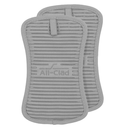 All-Clad - Soporte para ollas de alta calidad y almohadilla caliente: resistente al calor hasta 500 grados, 100% algodón, almohadilla caliente de 10 x 6.2 pulgadas, para cocina y barbacoa, paquete de