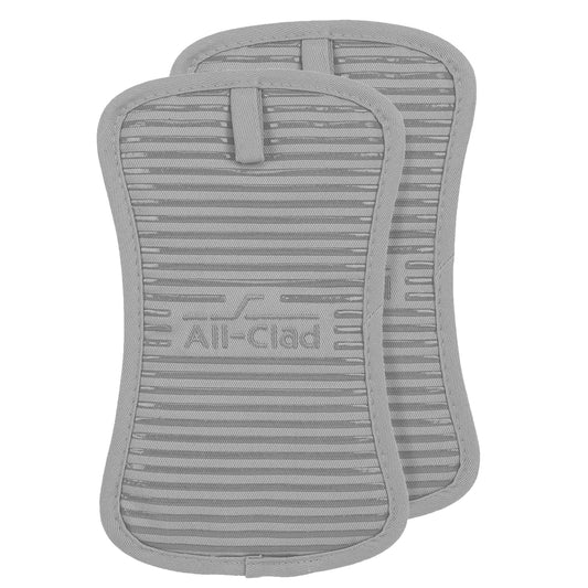 All-Clad - Soporte para ollas de alta calidad y almohadilla caliente: resistente al calor hasta 500 grados, 100% algodón, almohadilla caliente de 10 x 6.2 pulgadas, para cocina y barbacoa, paquete de