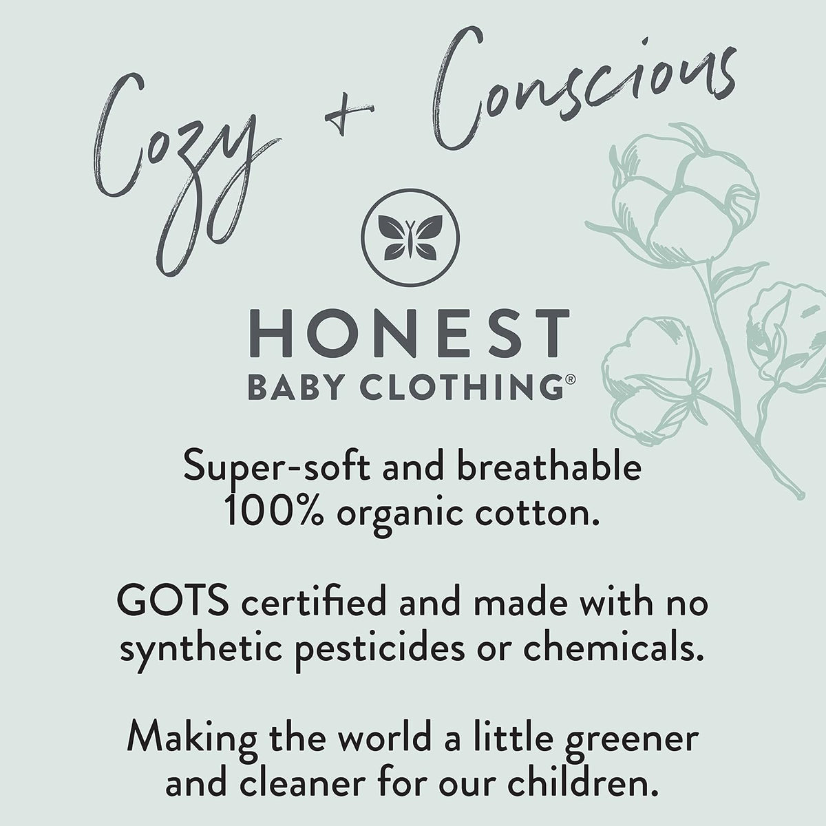 HonestBaby Paquete de 3 Pantalones Acampanados Pantalones Niñas