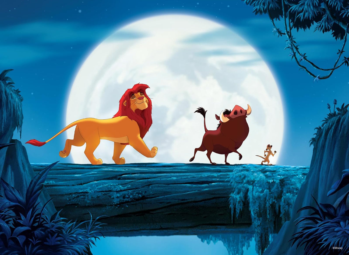 Ceaco Rompecabezas Coleccionable Disney, Brilla en la Oscuridad, 100 Piezas - Brillo del Rey León