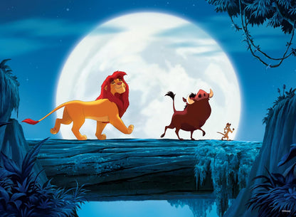 Ceaco Rompecabezas Coleccionable Disney, Brilla en la Oscuridad, 100 Piezas - Brillo del Rey León
