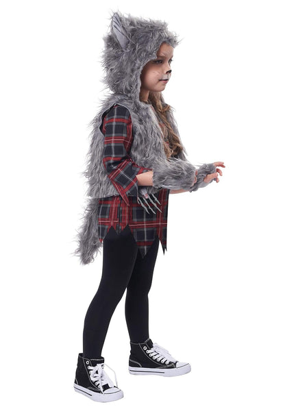 California Costumes Girls Wee-Wolf Werewolf Halloween Fancy Dress