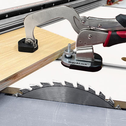 Milescraft Track Master Sistema de Sujeción de Track 4023 | Contiene base de sujeción con conectores 1/4in-20, 13x20 mm, 23x30 mm, 30x35 mm, adáptase a cualquier pista T