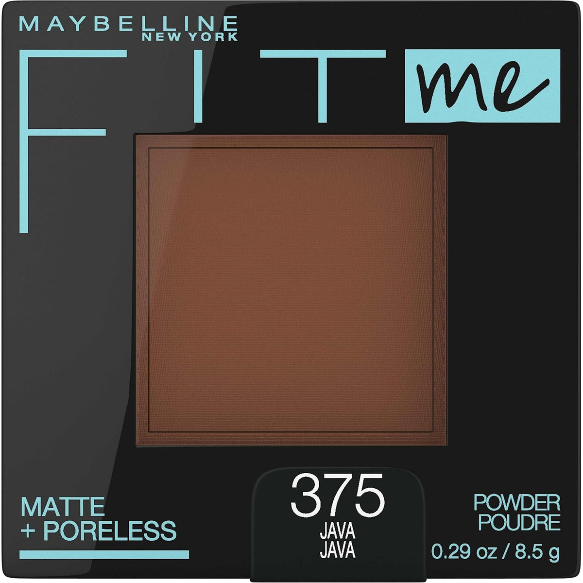 Maybelline Fit Me Matte + Poreless Maquillaje en Polvo - 8.5 g (Paquete de 1) - marrón