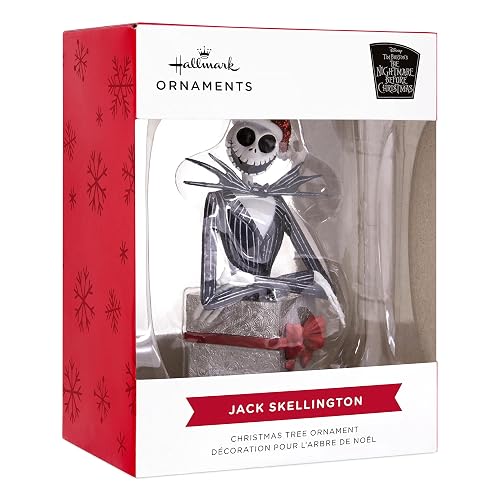 Hallmark - Pesadilla antes de Navidad de Tim Burton de Disney Jack Skellington - Adorno de Navidad, 0003HCM1239