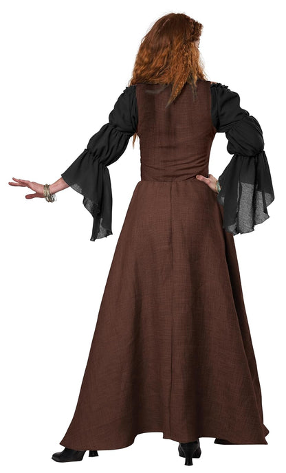 California Costumes Disfraz medieval para adulto (café), pequeño/mediano