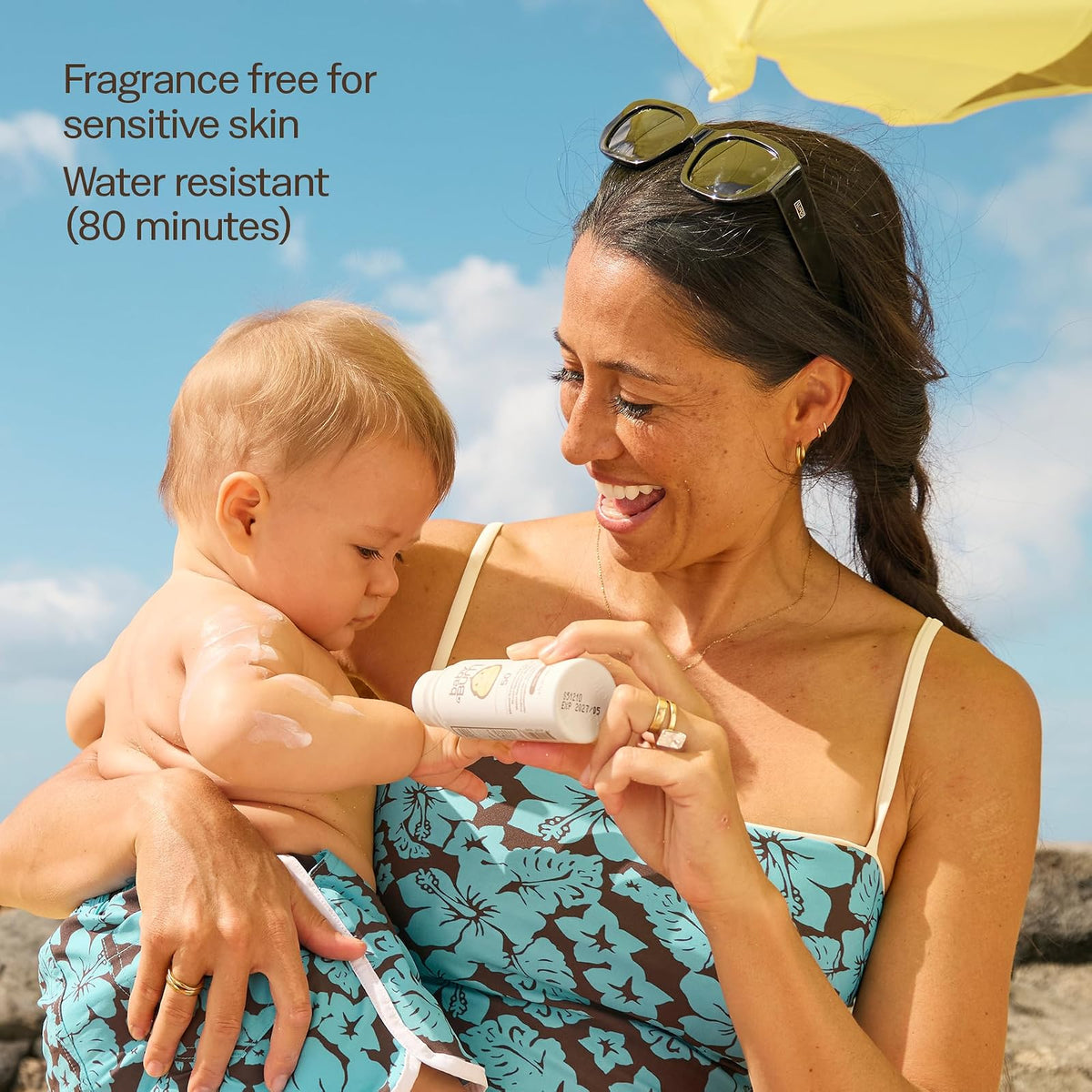Protector solar roll-on Baby Bum Mineral SPF 50 | Vegano y compatible con la Ley de Arrecifes 104 de Hawaii (sin octinoxato ni oxibenzona) Loción protectora solar hidratante de amplio espectro UVA/UV