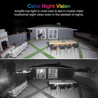 WYZE - Cámara de Reflector v2, LED de 2800 lúmenes, cámara de Seguridad HD de 2K para Exteriores, Vista Ancha de 160°, luz activada por Movimiento, Sirena de 105 dB, visión Nocturna de Color,