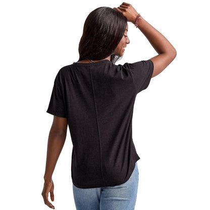 Hanes Originals Tri-Blend - Playera Ligera para Mujer, Ajuste Relajado Camiseta para Mujer