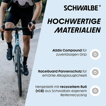 Schwalbe One TLE Performance Faltreifen // 28-622 (700x28C) RaceGuard Skin clásico