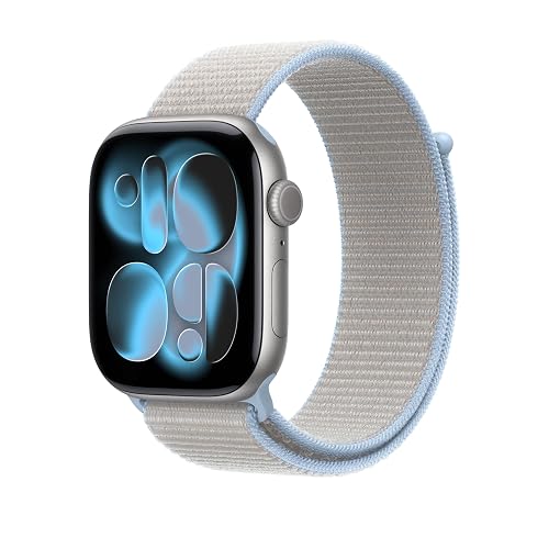 Apple Watch Band - Correa Loop Deportiva - 46 mm - Neblina Azul - Unitalla (para Casi Cualquier muñeca)