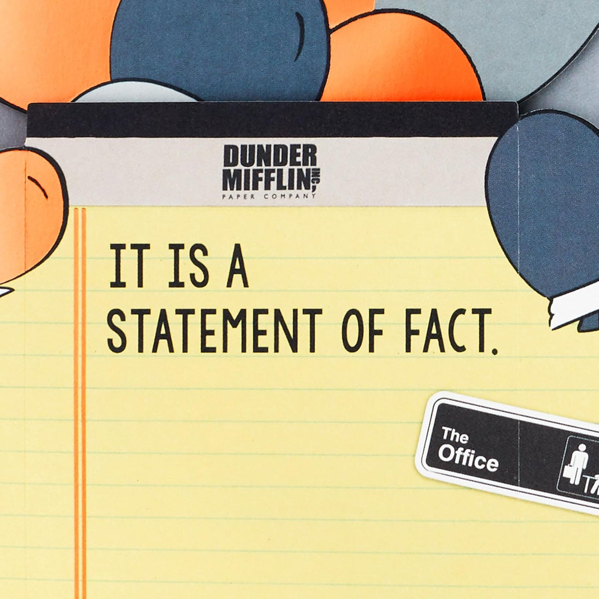 Hallmark Paper Wonder Tarjeta de cumpleaños emergente divertida (The Office, Dwight Schrute)