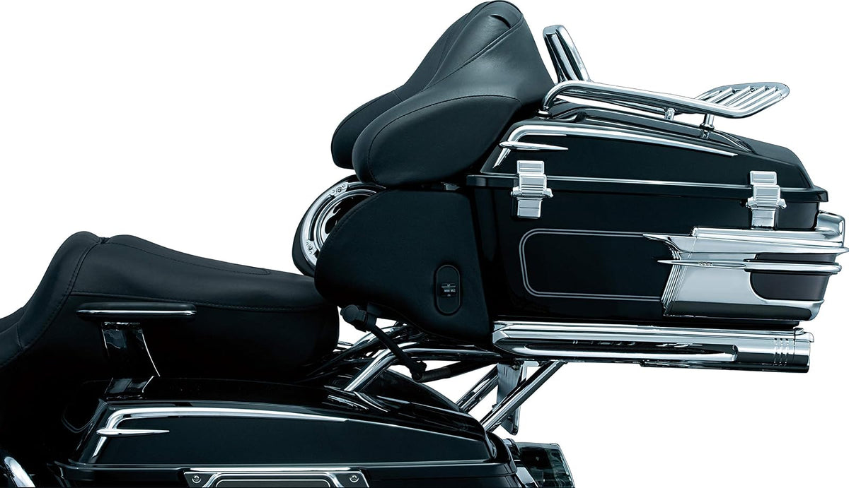 Kuryakyn 8973 - Accesorio para Maletero y Equipaje, Ajuste rápido Tour-Pak para Motocicletas Harley-Davidson de 1997 a 2013, Color Cromado