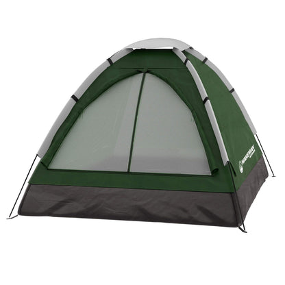 Wakeman - Tienda de campaña Familiar para 2 Personas, Resistente al Agua, Bolsa de Transporte y bragueta extraíble para la Lluvia, fácil de Instalar, Ideal para Acampar