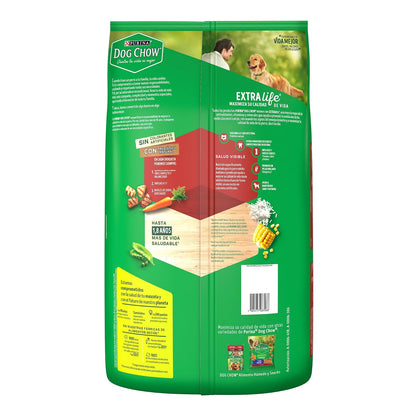 Purina - Cat Chow Comida para Gato, Adulto, Deli Mix, 15.0 kg + Dog Chow Comida para Perros Adultos Medianos y Grandes con Extralife 7.5kg
