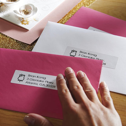 DYMO - Etiquetas de dirección de correo LW auténticas para impresoras de etiquetas DYMO (1-1/8" x 3-1/2", 24 rollos de 350 (8400 en total)