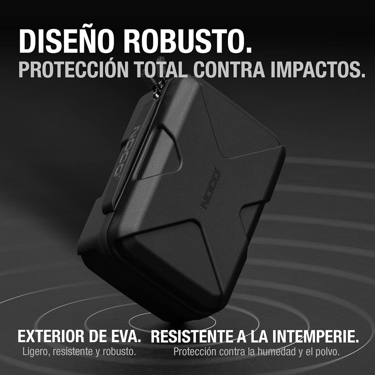 NOCO GBC103 Estuche de Protección de Goma EVA Boost X para Arrancadores de Emergencia de Litio GBX75 UltraSafe