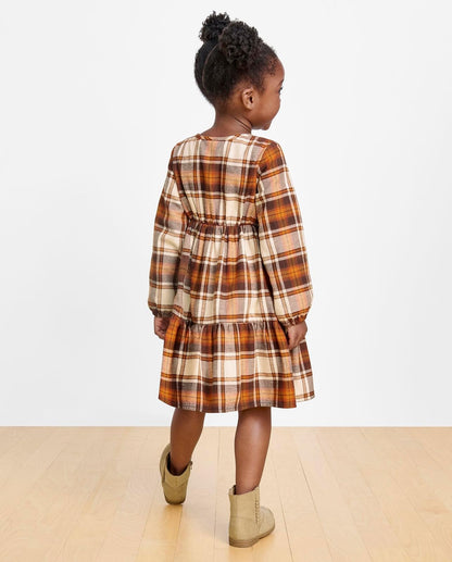 The Children's Place Vestido de Moda de Manga Larga para niños pequeños Atuendo de Jugador para Bebé-Niñas