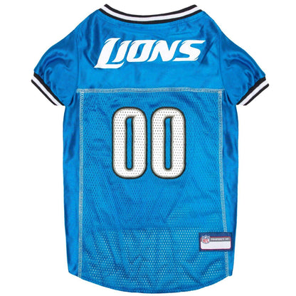 Pets First Jersey NFL para Perro y Gato, con Licencia Oficial - Detroit Lions - XS