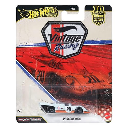 Hot Wheels Collector Vehículo de Colección Auto Cultura Automotriz Porsche 917 K 3Y+