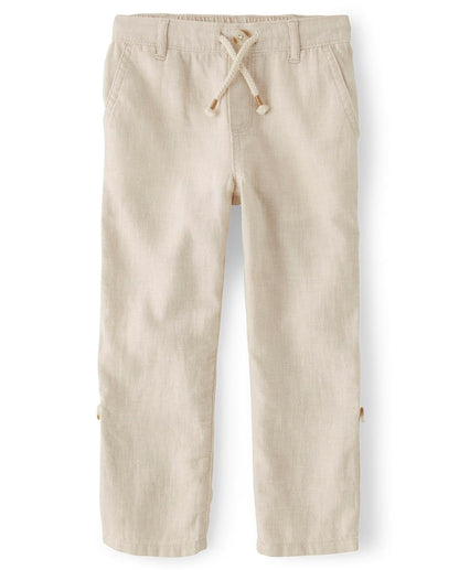 Gymboree Y Pantalones de Lino con cordón para niños pequeños PantalonesNiños