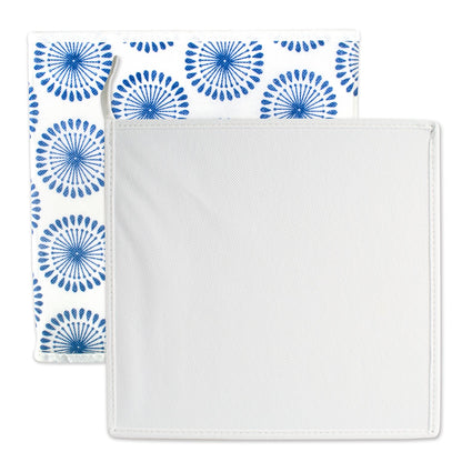 DII CAMZ35079 Papeleras de almacenamiento de tela plegables para guardería, oficinas, hogar, contenedores hechos para adaptarse a organizadores de cubos estándar, pequeños: 28 x 28 x 28 cm, Starburst Blueberry