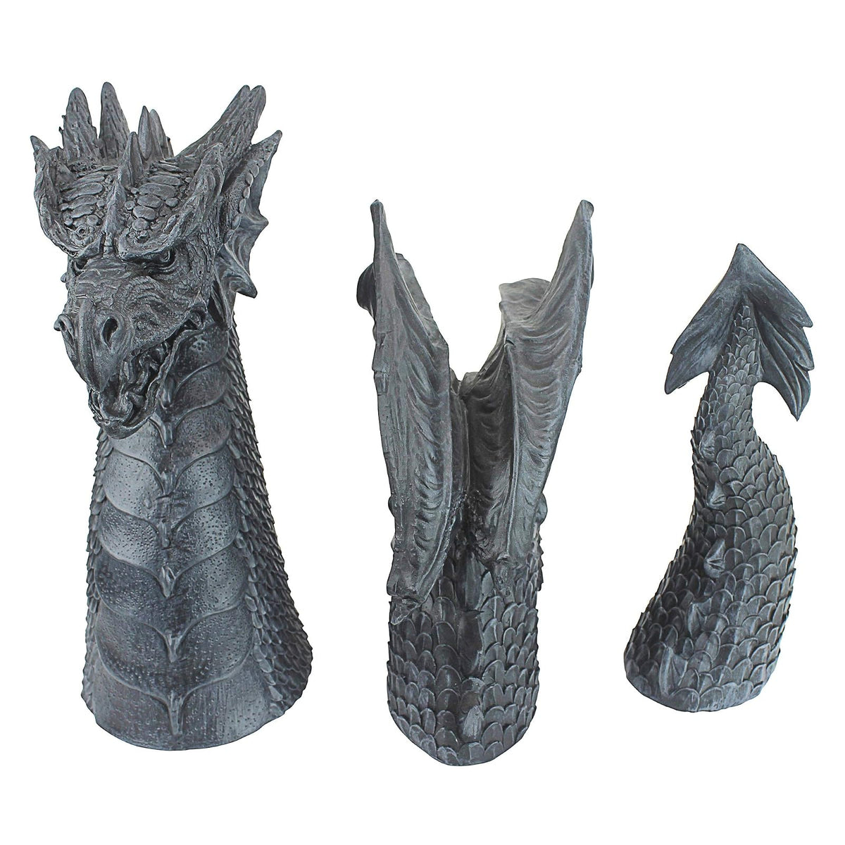 Design Toscano - Estatua, The Dragon of Falkenberg Castle, Gris