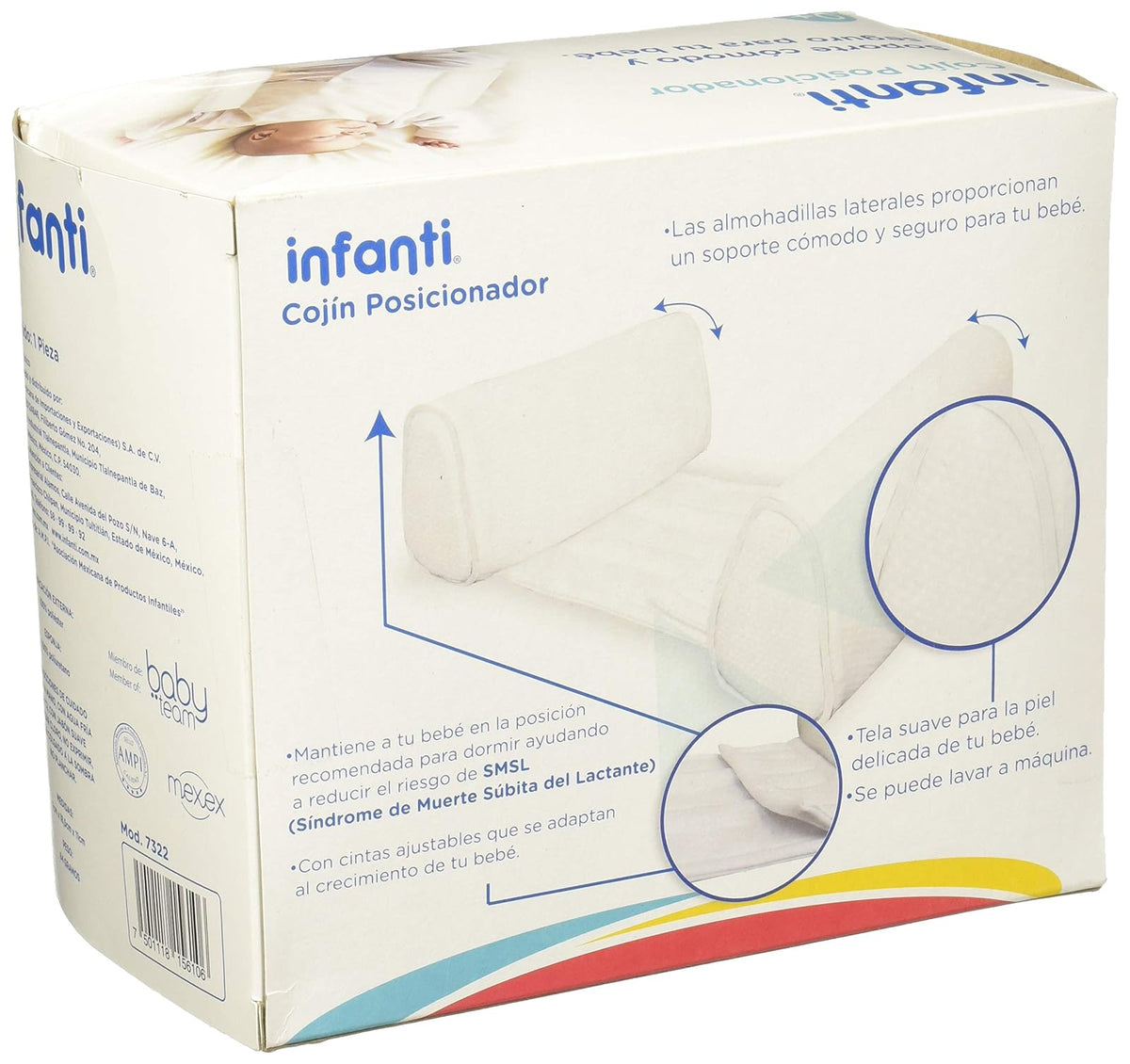 Infanti Nido para Bebe Color Blanco