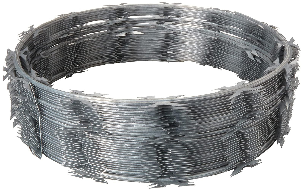 Surtek CO88 Concertina de seguridad punta tipo anzuelo, 8 puntas, 8 m, 5.3 kg