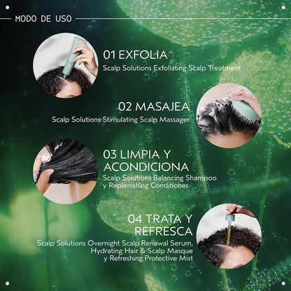 Aveda Scalp Solutions Masajeador cuero cabelludo | Estimula la circulación | Exfolia, Relaja