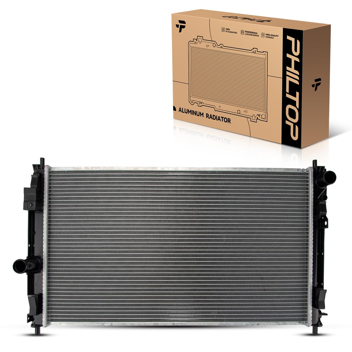 PHILTOP CU2951 Radiador de repuesto para 200 2011-2014, Avenger 2008-2014, Calibre 2007-2012, Compass 2007-2017, Patriot 2007-2017, Sebring 2007-2010 2.0L 1.8 L 3.5L 2.4L 2.7L