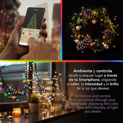 Lloyd's Serie Luces 200 LED's RGB WiFi 25 m Compatible con Alexa y Google