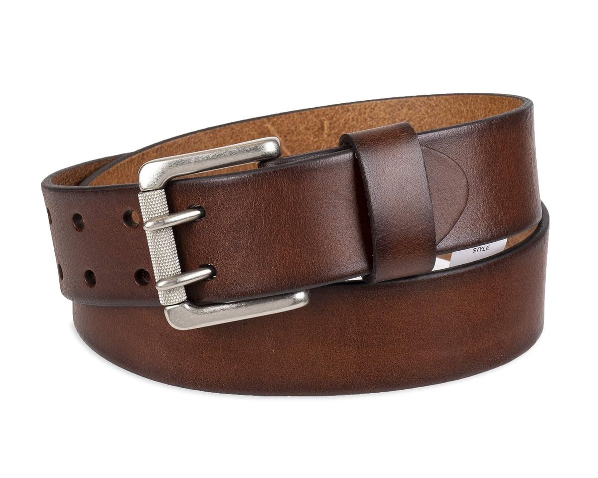 Levi's Men's 1 1/2 in.Bridle Double Prong Buckle Belt,Brown,32