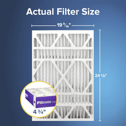 Vida Saludable Filtrete Ultra Allergen Filtro, mpr 1500 x 12,7 cm, 50,8 cm x 25-Inch (4 - 7/8-Inch Profundidad)