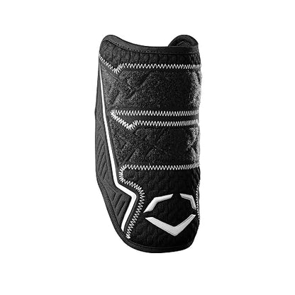 EvoShield Pro-SRZ 2.0 Batter's Double Strap Elbow Guard, Negro, Azul Marino, Adolescentes y Jóvenes Adultos, Protector de Codo, Guarda Elbow, Guardapierna, Béisbol